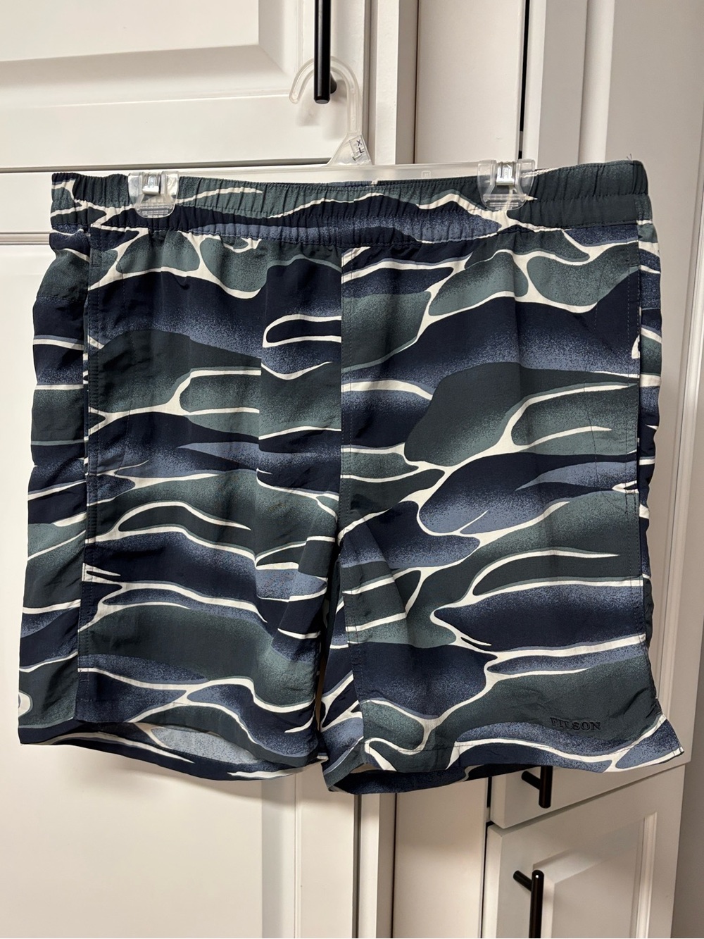 FILSON Cooper Lake Swim Trunks in River Smoke sz M